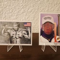 Donald Trump Baseball Cards, Bo Jackson, Ken Griffey Jr 
