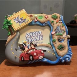 Disney Mickey And Minnie Walt Disney World Photo Frame Rare Vintage Disneyland Home Decor