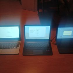 3 Chromebooks