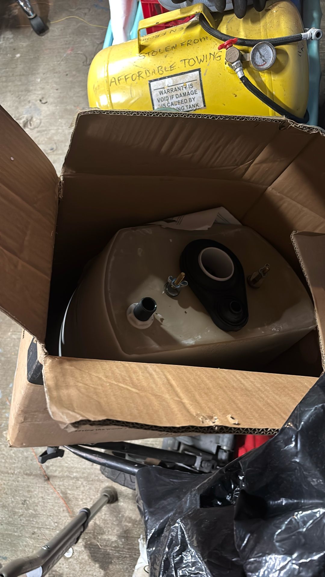 New Toilet Tank