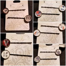 Handmade NFL bobby pins