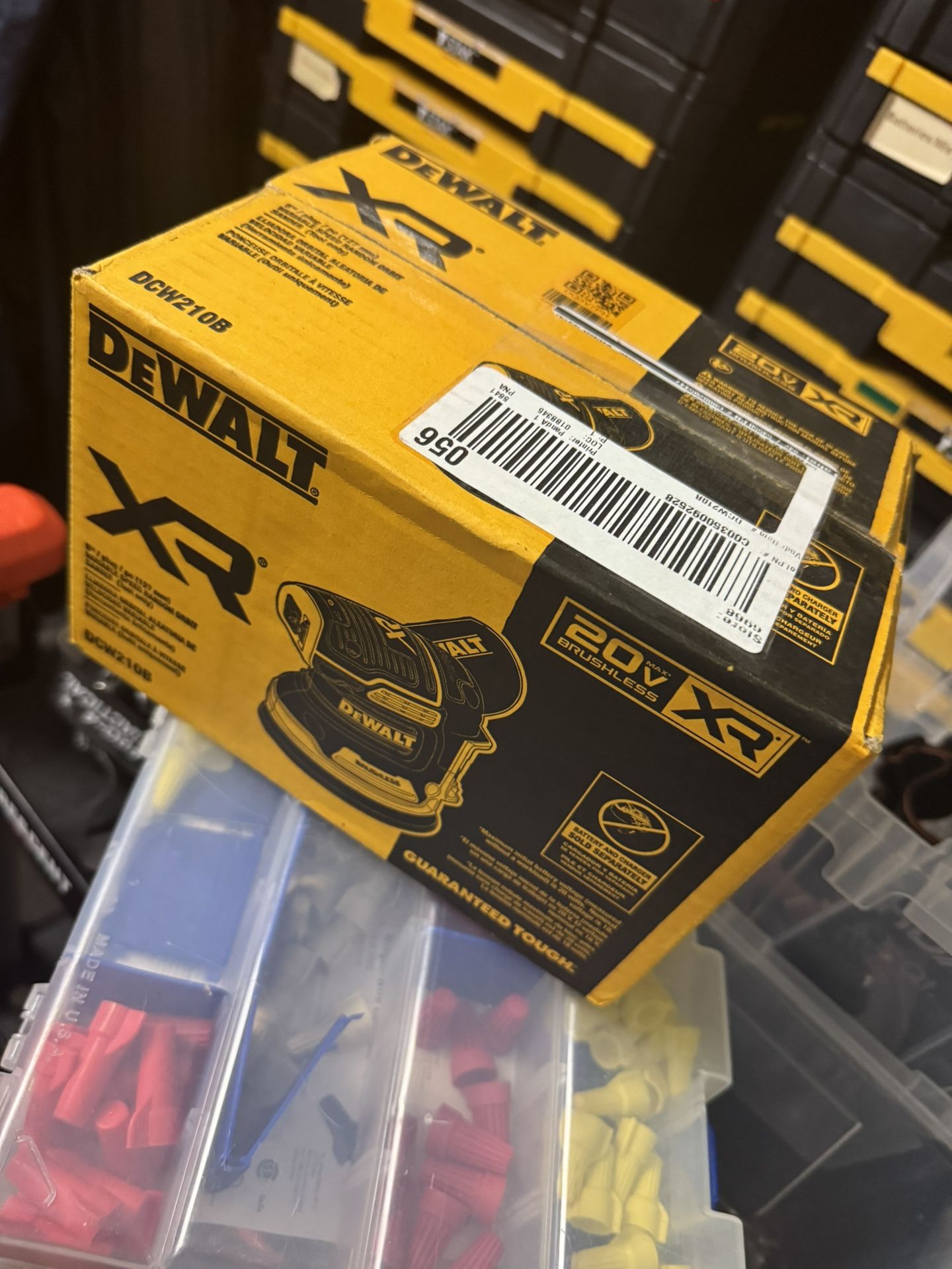 DEWALT XR 20V Brushless Random Orbital Sander (Model DCW210B) — tool-only