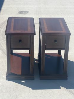 matching skinny end tables