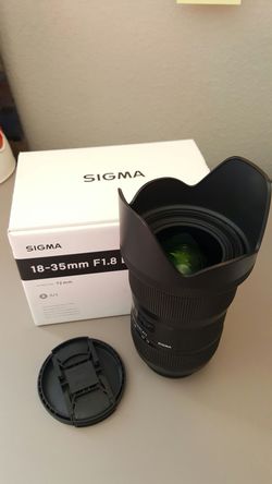 For Nikon, Sigma 18-35mm F1.8 DC Art w/Box/manual, condition like new
