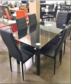 New 7pc. Dining table set