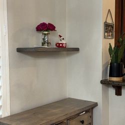 Floating Wood Shelf 