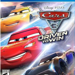 Cars 3 Driven To Win Play Station 4