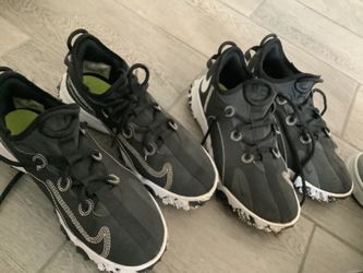 Soccer shoes size four