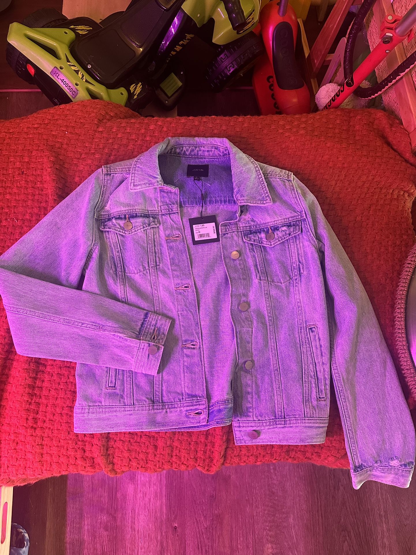 JOE'S Jeans LOTUS Jean Jacket size M Brand New With Tags Worth $175$ Never Worn 