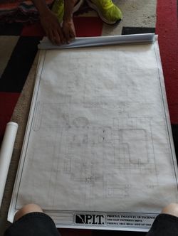 Vintage Blueprints Of Phoenix Institute Of Technology