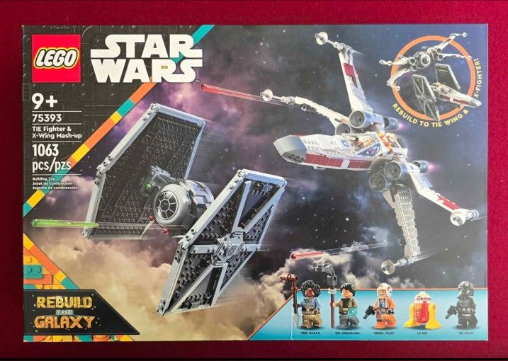 Lego 75393 TIE Fighter and X-Wing Mash-up Star Wars New!