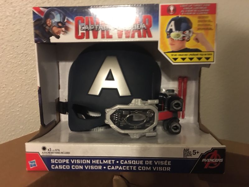 Marvel captain America civil war scope vision helmet