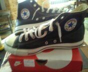 Converse leather black