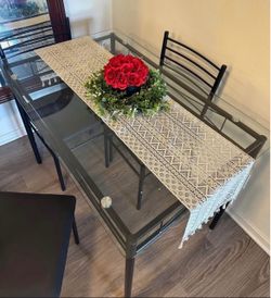 Metal And Glass Table 🤘🔷🔶