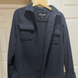 Men’s Slate and Tone Sweater/ Jacket