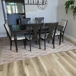 6 Ft Dining Table With 6 Chairs 