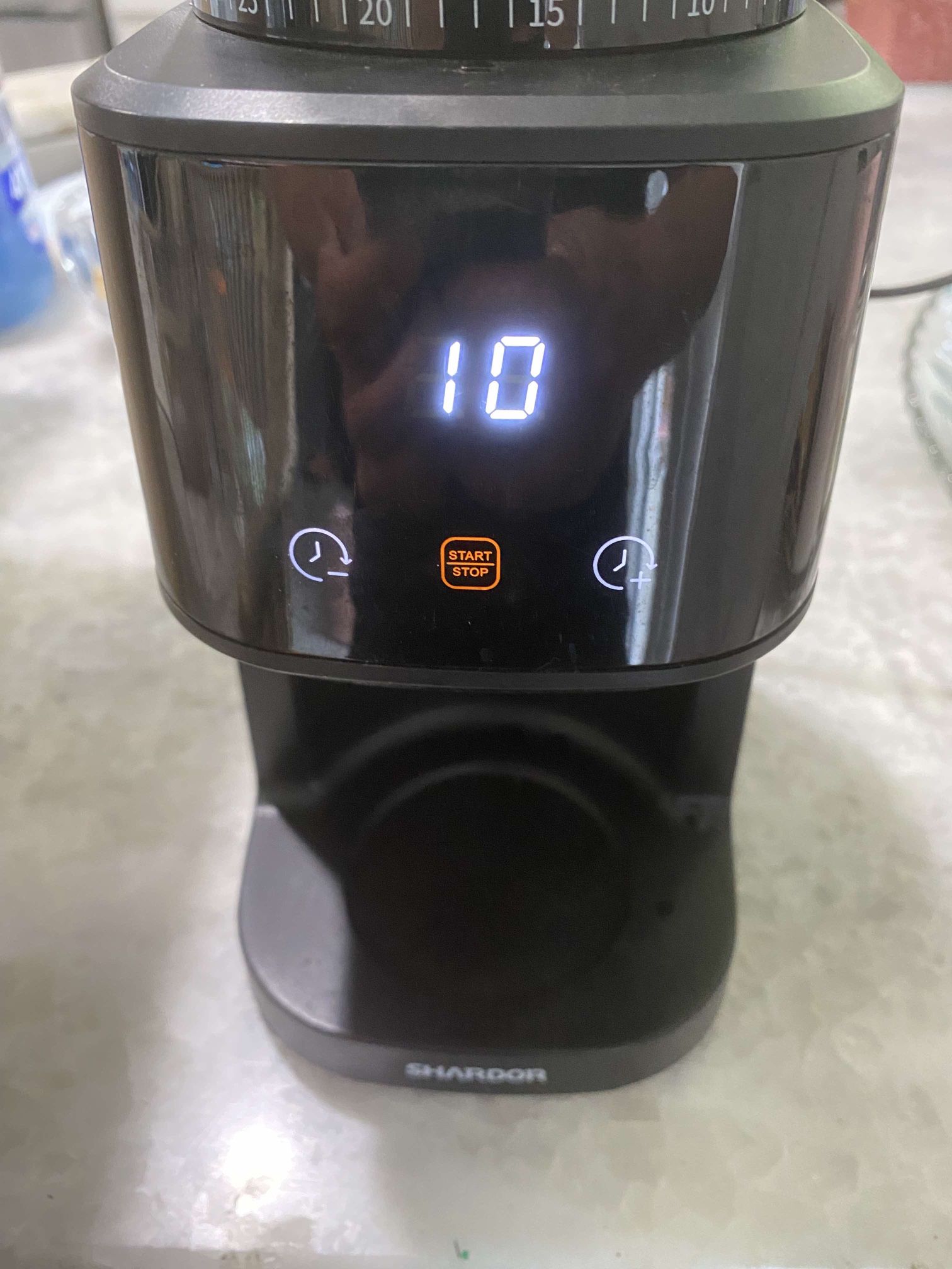 SHARDOR Conical Burr Espresso Coffee Grinder Electric with Precision Timer 2.0
