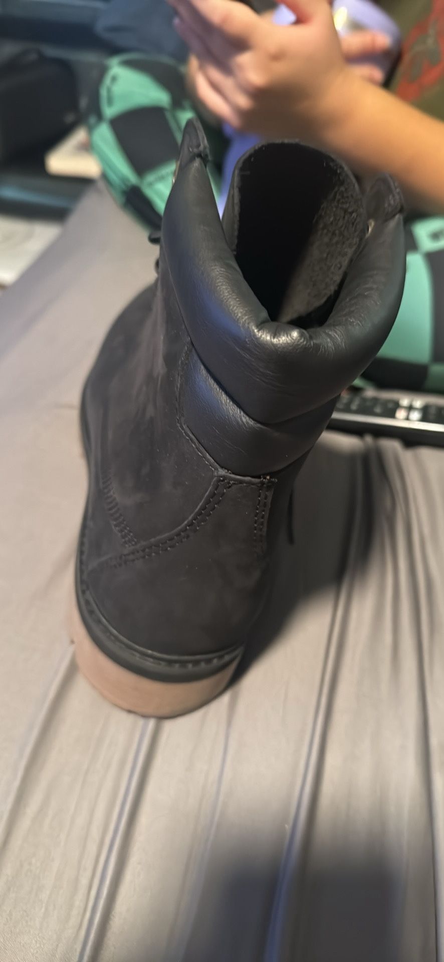 Rockaway Mid Lace Waterproof Black Nubuck Men’s Timberlands Size 10 Brand New