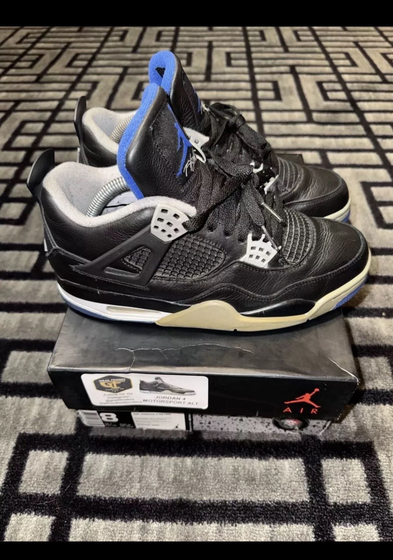 Jordan 4 “Motorsports Alrternate “