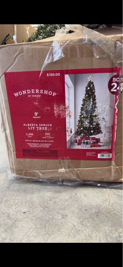 9ft Christmas tree with Lights