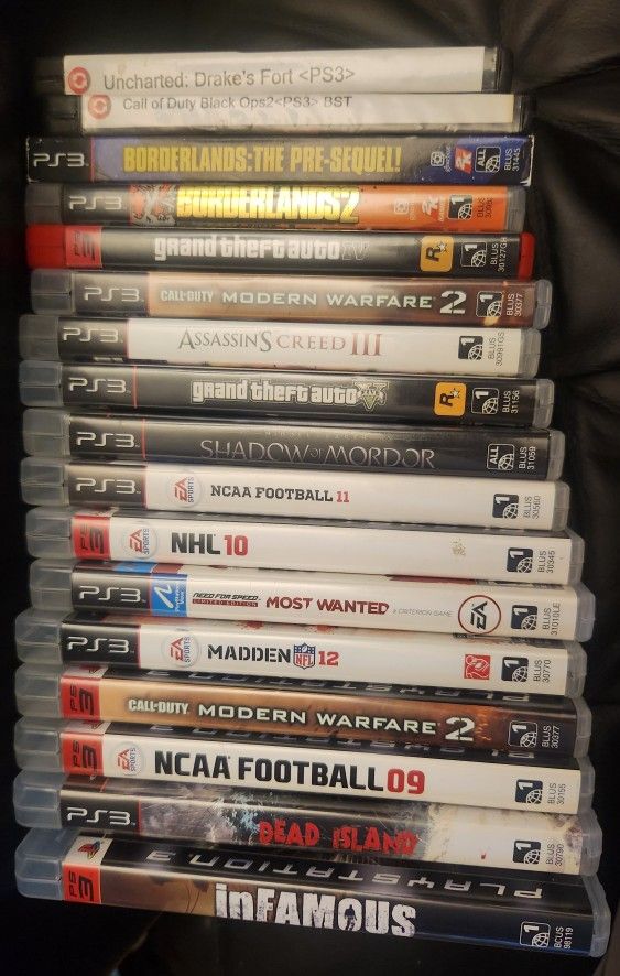16 Sony PlayStation 3 PS3 Game Lot, Read Full Description for Each Game Below, Infamous has NO DISC, otherwise all nice
