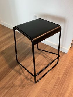3 metal stools