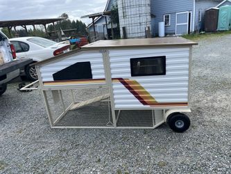 Camper Chicken Tractor coop