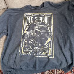 Old School Hotrod Crewneck Sweatshirt - Men’s 2XL