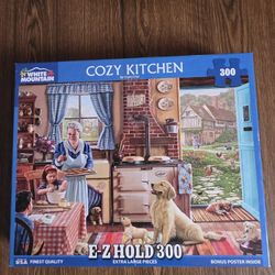 White Mountain 300pc Jigsaw Puzzle  "COZY KITCHEN"