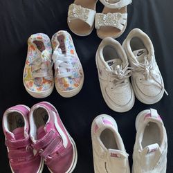  Toddler Size 8 Girls Shoes Lot 