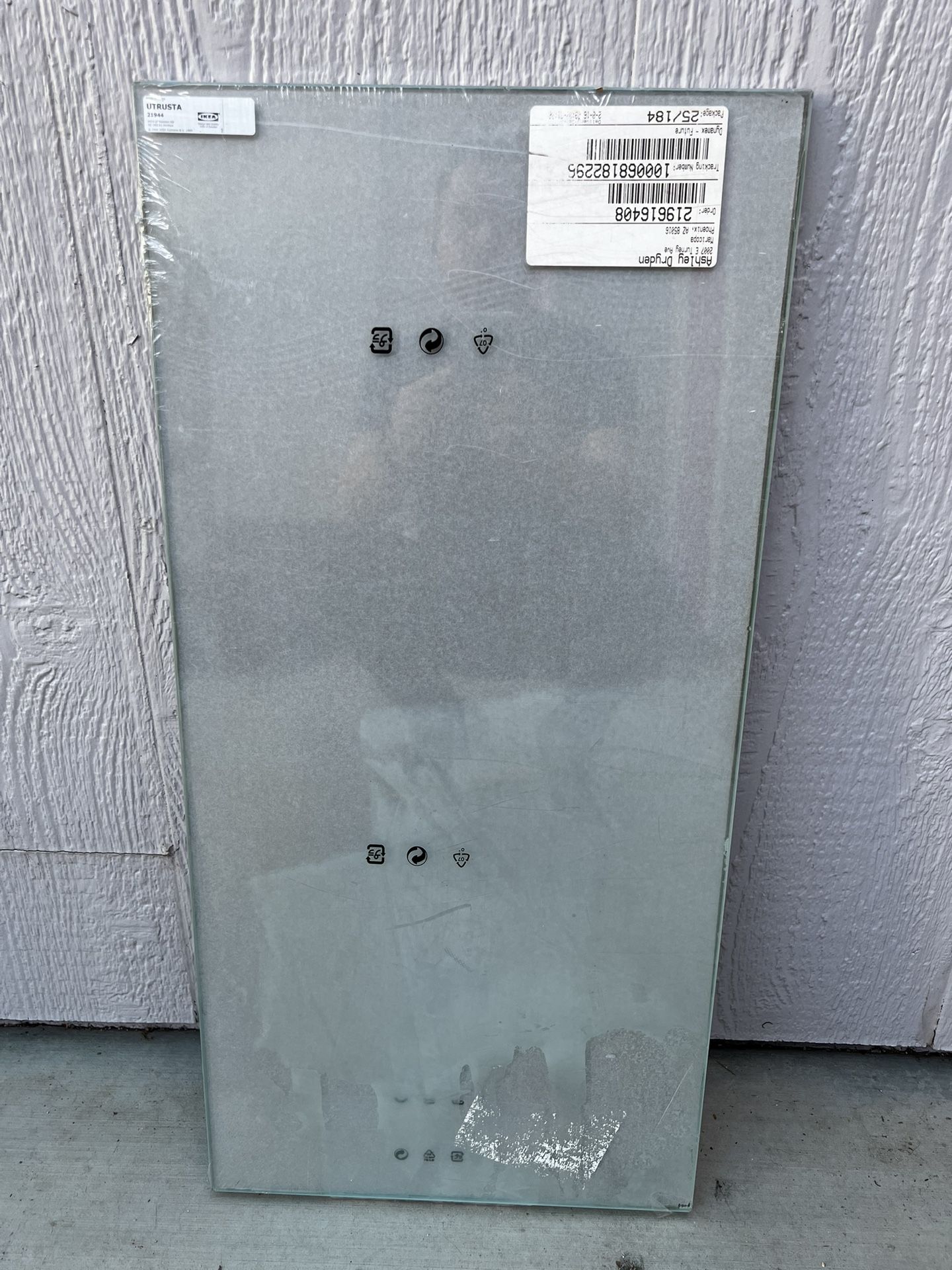 Ikea Utrusta Glass Shelves