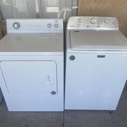 Gas dryer Brand Roper And Washer Maytag 60 days Of Warranty Free Delivery And Install 