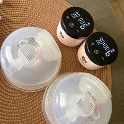 Hands Free Breast Pump w/ Flange Inserts 