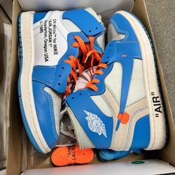 UNC Off White Jordan 1 High 