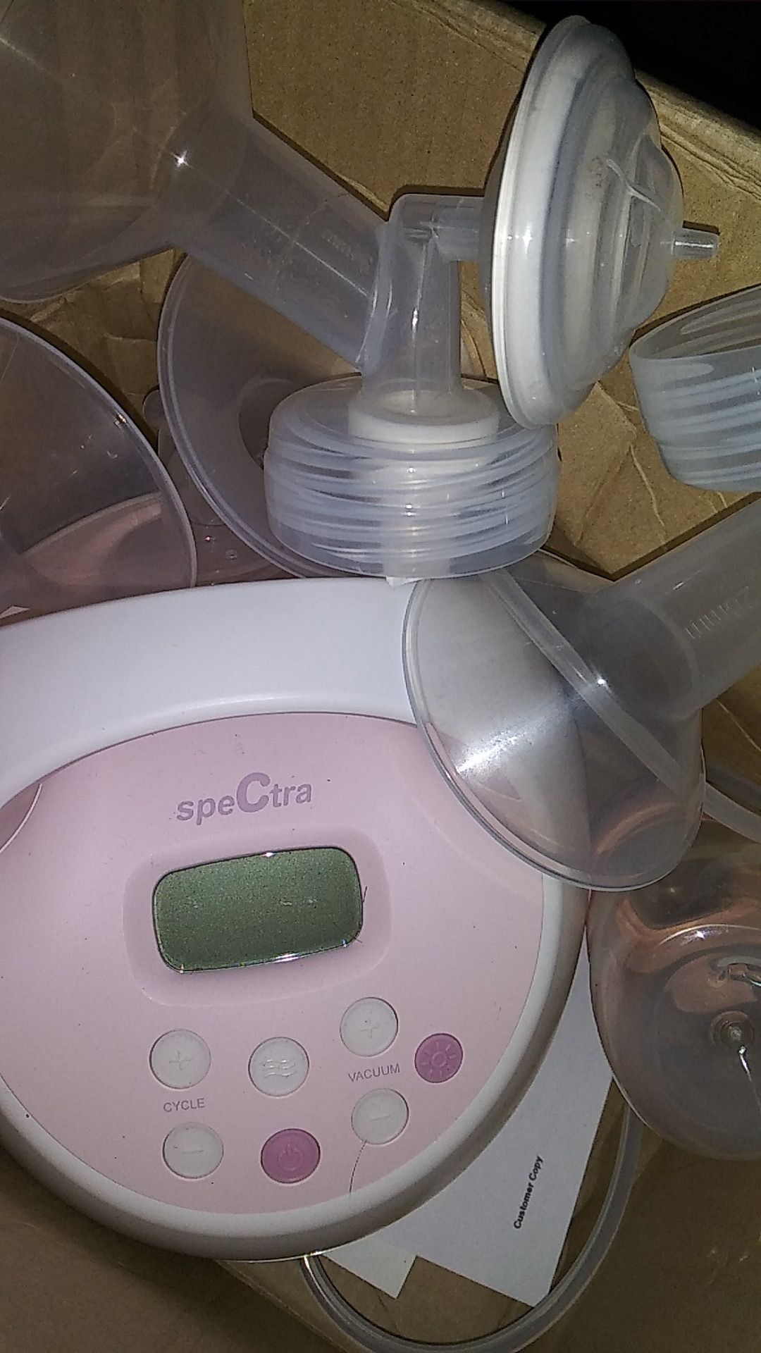 Breast pump never used it dont need it