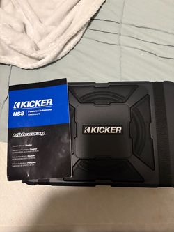Kicker HS8 Hideaway Powered Subwoofer Enclosure