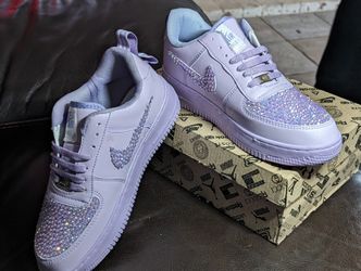 New Custom Air Force With Rime stones