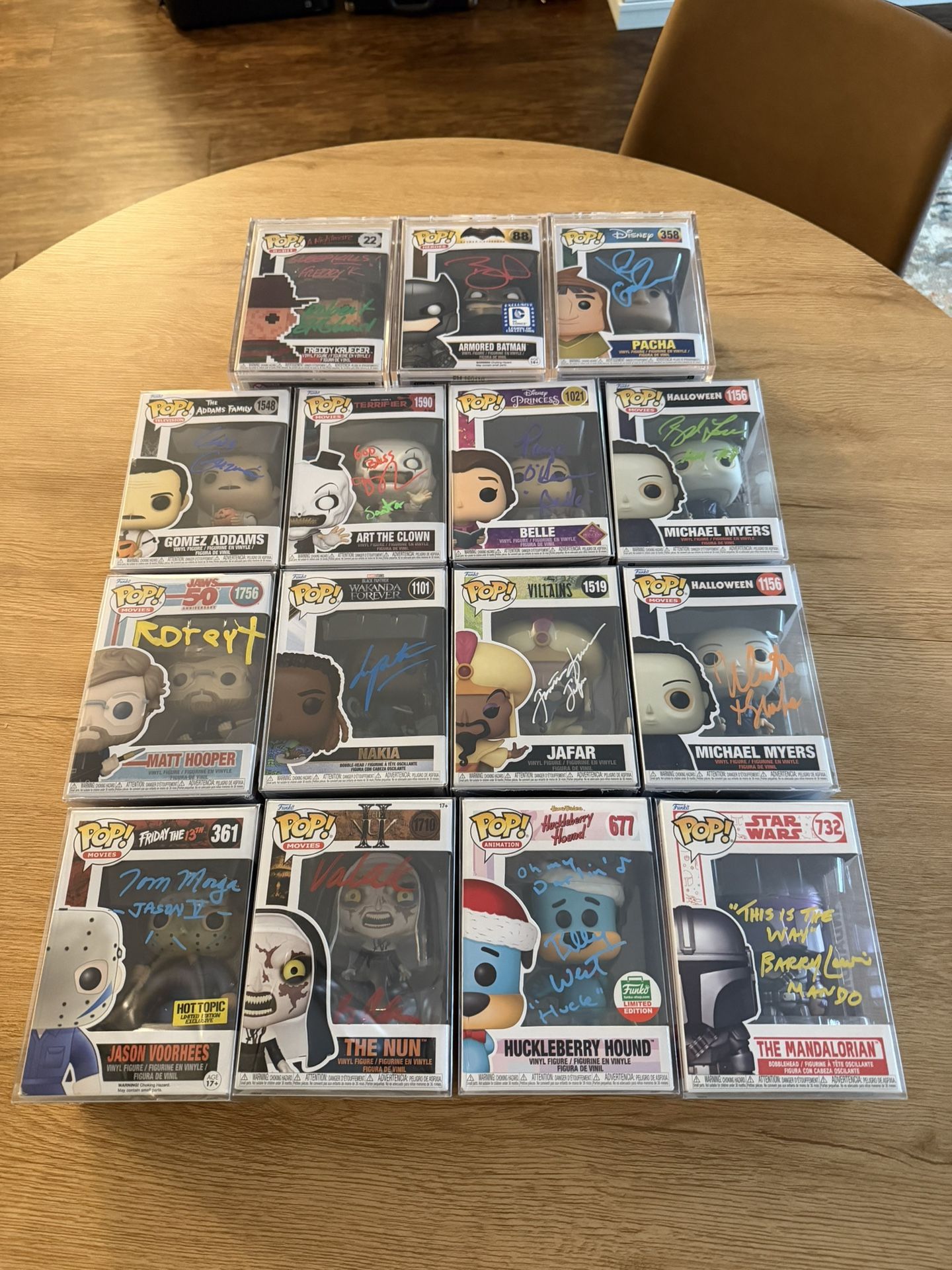 Signed Funko Lot All Certified Includes BIG HITS 