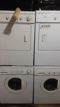 Stackable washer and dryer units