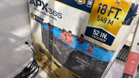 18ft pool 52 inches deep