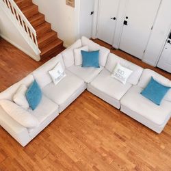 Cloud-Style Modular Sectional – Goose Feather Filled!