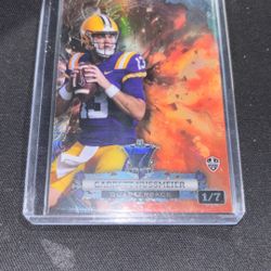 2024 Garret Nuesemeir LSU #1/8 Football Pre Rookie Numbered Card 