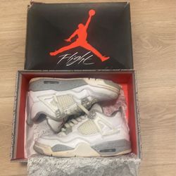 Jorden 4s Oreo White Retro 2021 6y