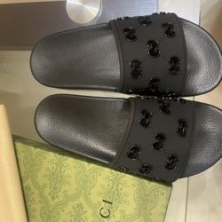 GUCCI SLIDES GG WOMENS 7