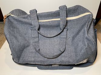 Herschel Supply Co Duffle Bag 40L Canvas Denim weekender shoe side compartment