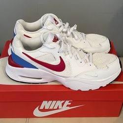 Size 12 - Nike Air Max Fusion White Blue Red New With Box