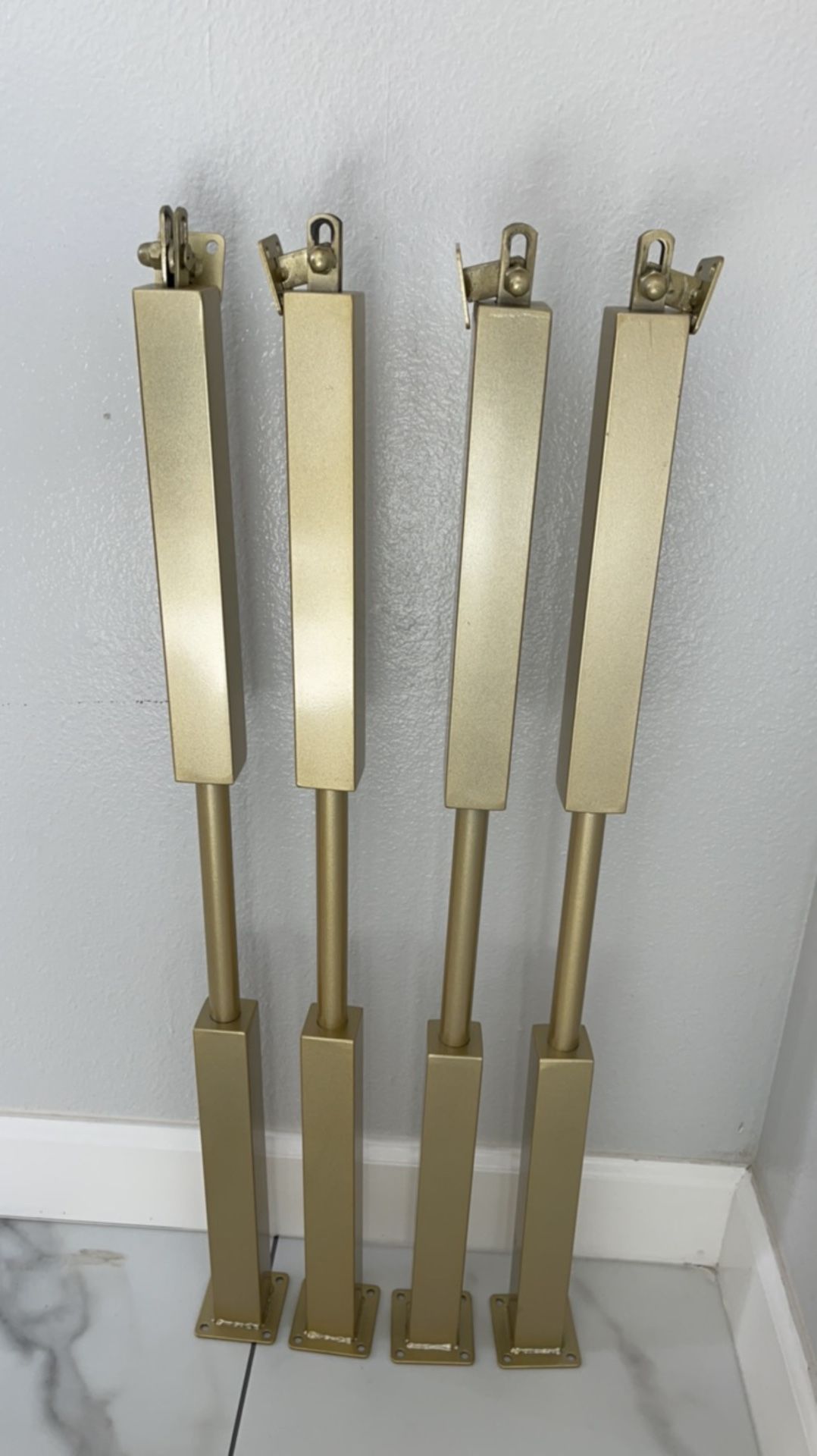Brand New 4 Metal Railing Post (Gold) for Sale in El Cajon, CA - OfferUp