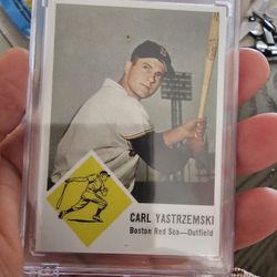 Carl Yastrzemski '63 Fleer Baseball Card 