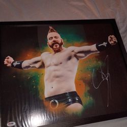 Autographed Sheamus Poster WWE