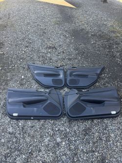 2007-2009 Infiniti G35 G37 Sedan Door Panels (black)